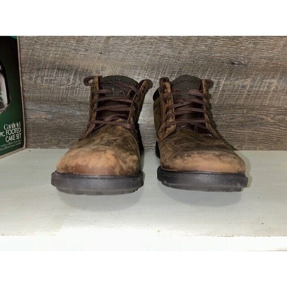 Rockport Shoes Men Size 11.5 M Brown Hydro Shield Waterproof Leather TruTECH - Picture 2 of 9